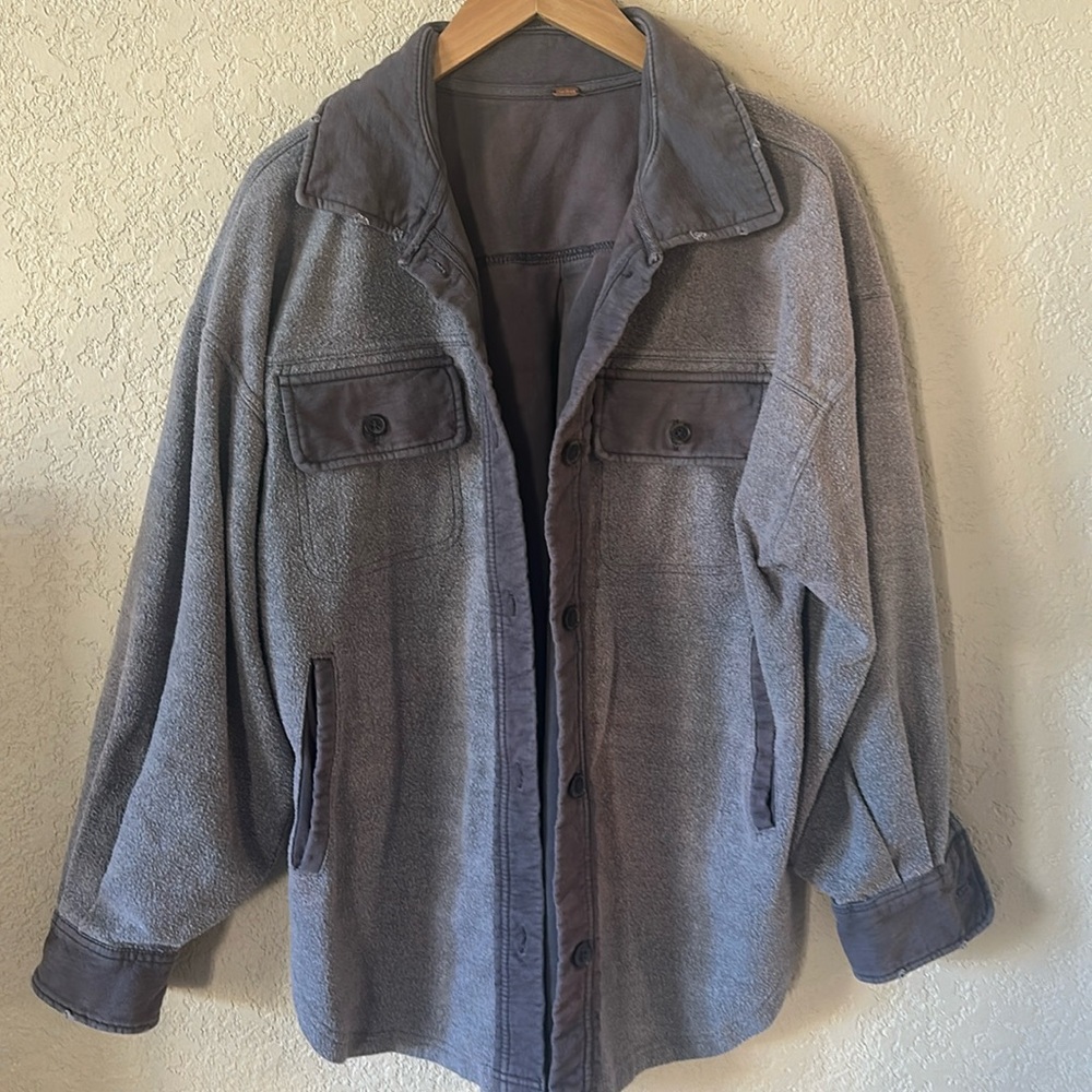 Free People Vintage washed jacket